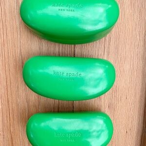Kate Spade Lot of 3 Hardshell Sunglasses Cases